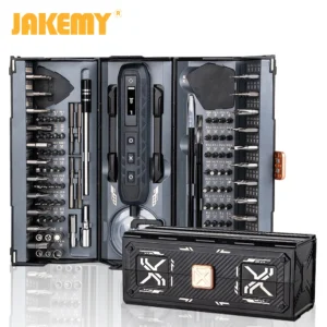 JAKEMY 180In1 Black Precision Cordless Electric Screwdriver Set